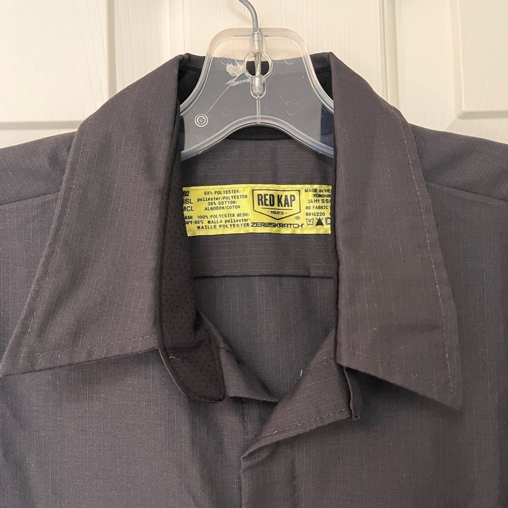 Red Kap Men’s Short Sleeve Performance Plus Shop Shirt M - Picture 7 of 14
